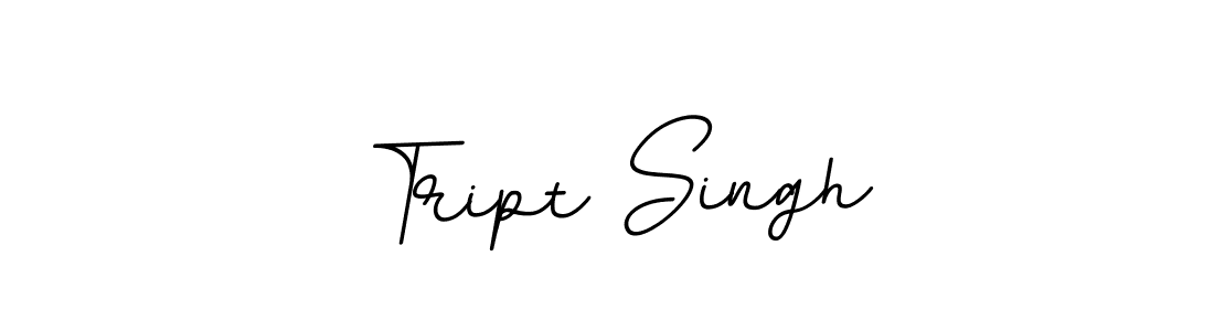 Use a signature maker to create a handwritten signature online. With this signature software, you can design (BallpointsItalic-DORy9) your own signature for name Tript Singh. Tript Singh signature style 11 images and pictures png