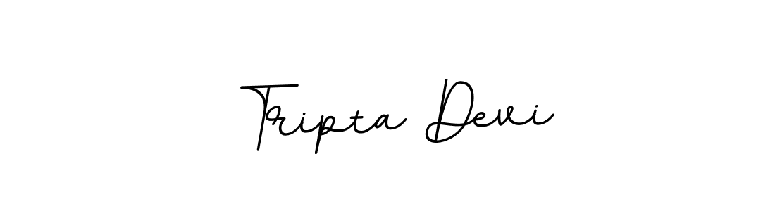 Design your own signature with our free online signature maker. With this signature software, you can create a handwritten (BallpointsItalic-DORy9) signature for name Tripta Devi. Tripta Devi signature style 11 images and pictures png