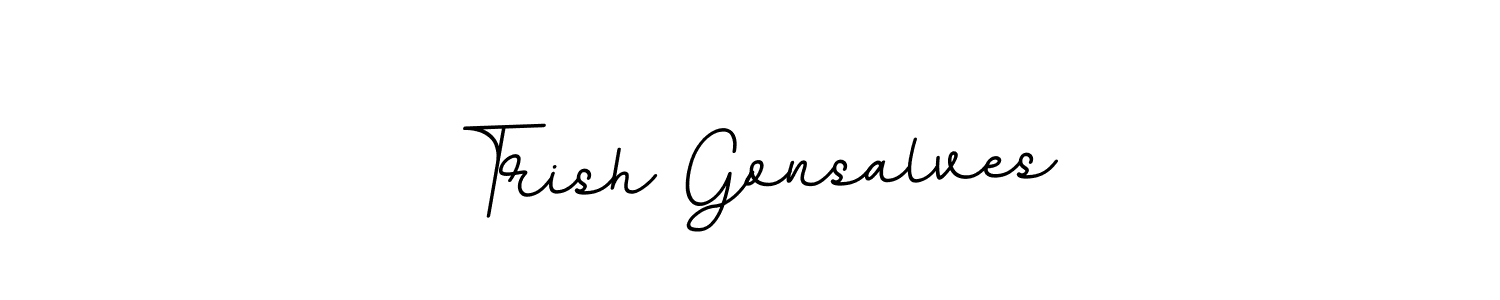 Similarly BallpointsItalic-DORy9 is the best handwritten signature design. Signature creator online .You can use it as an online autograph creator for name Trish Gonsalves. Trish Gonsalves signature style 11 images and pictures png