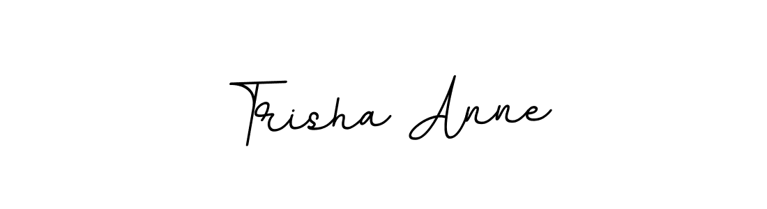 Create a beautiful signature design for name Trisha Anne. With this signature (BallpointsItalic-DORy9) fonts, you can make a handwritten signature for free. Trisha Anne signature style 11 images and pictures png