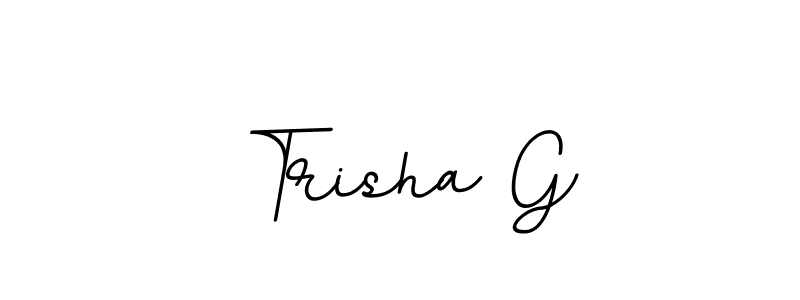 Use a signature maker to create a handwritten signature online. With this signature software, you can design (BallpointsItalic-DORy9) your own signature for name Trisha G. Trisha G signature style 11 images and pictures png