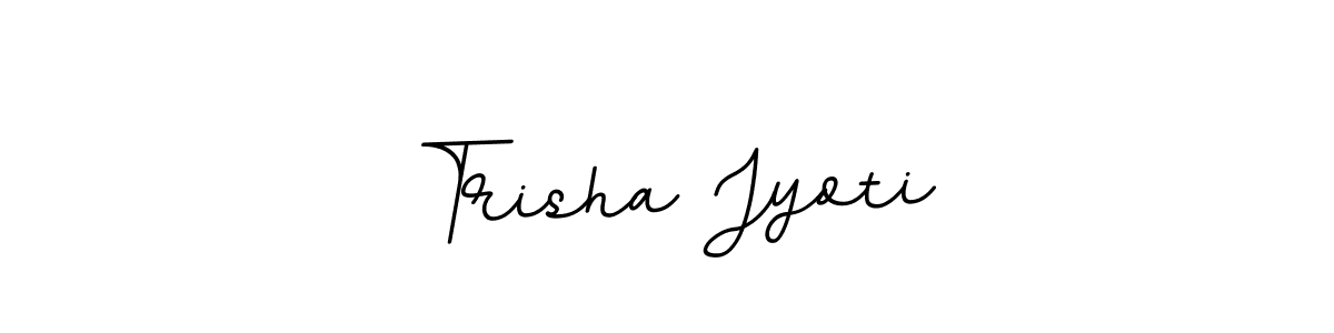 It looks lik you need a new signature style for name Trisha Jyoti. Design unique handwritten (BallpointsItalic-DORy9) signature with our free signature maker in just a few clicks. Trisha Jyoti signature style 11 images and pictures png