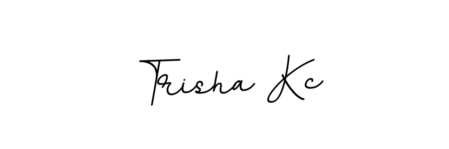 How to make Trisha Kc signature? BallpointsItalic-DORy9 is a professional autograph style. Create handwritten signature for Trisha Kc name. Trisha Kc signature style 11 images and pictures png