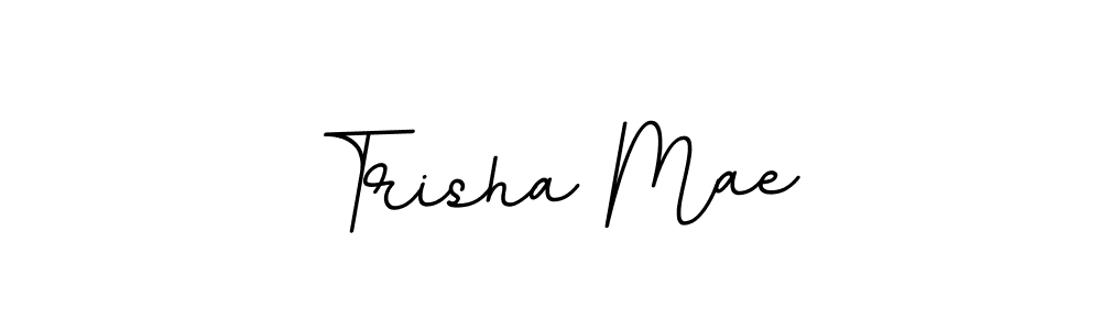 The best way (BallpointsItalic-DORy9) to make a short signature is to pick only two or three words in your name. The name Trisha Mae include a total of six letters. For converting this name. Trisha Mae signature style 11 images and pictures png