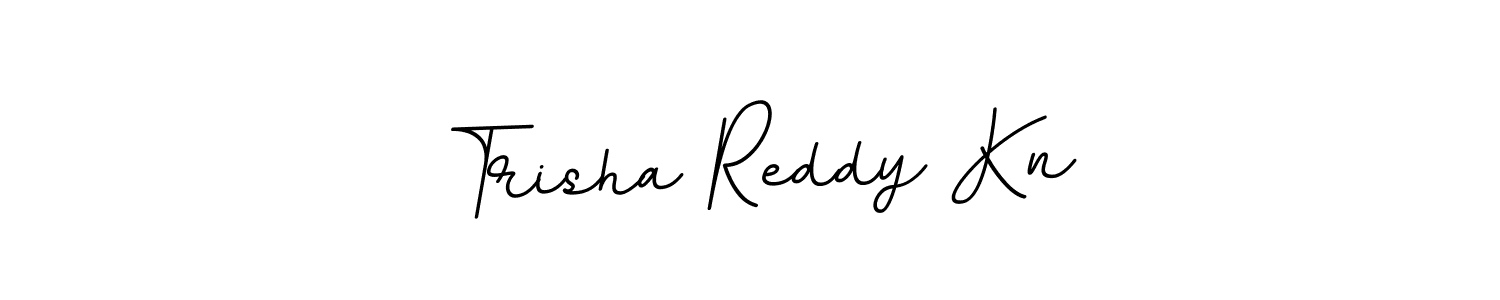 The best way (BallpointsItalic-DORy9) to make a short signature is to pick only two or three words in your name. The name Trisha Reddy Kn include a total of six letters. For converting this name. Trisha Reddy Kn signature style 11 images and pictures png