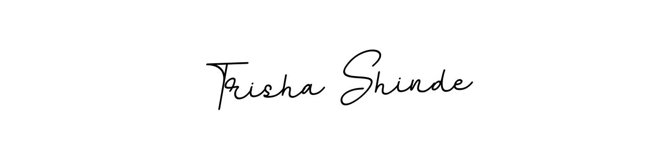 Create a beautiful signature design for name Trisha Shinde. With this signature (BallpointsItalic-DORy9) fonts, you can make a handwritten signature for free. Trisha Shinde signature style 11 images and pictures png