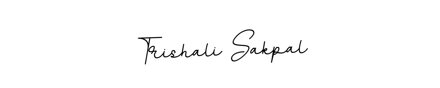 Also we have Trishali Sakpal name is the best signature style. Create professional handwritten signature collection using BallpointsItalic-DORy9 autograph style. Trishali Sakpal signature style 11 images and pictures png