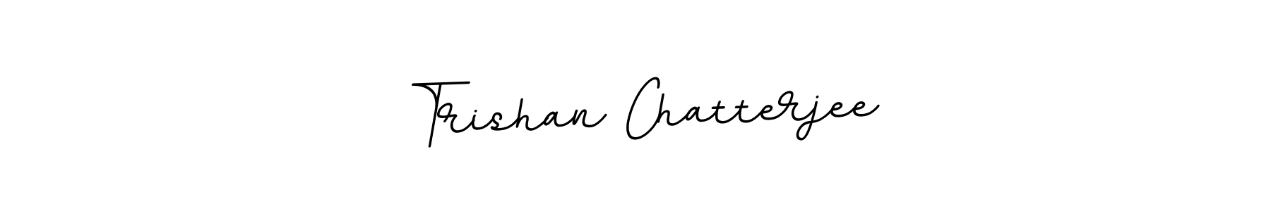 Design your own signature with our free online signature maker. With this signature software, you can create a handwritten (BallpointsItalic-DORy9) signature for name Trishan Chatterjee. Trishan Chatterjee signature style 11 images and pictures png