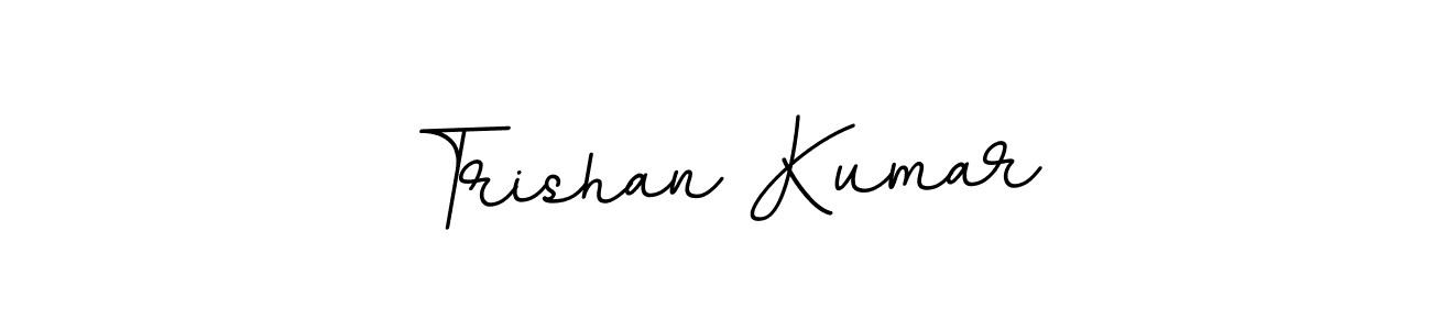 Similarly BallpointsItalic-DORy9 is the best handwritten signature design. Signature creator online .You can use it as an online autograph creator for name Trishan Kumar. Trishan Kumar signature style 11 images and pictures png
