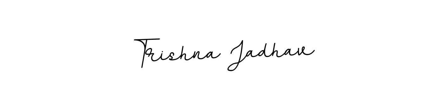 How to Draw Trishna Jadhav signature style? BallpointsItalic-DORy9 is a latest design signature styles for name Trishna Jadhav. Trishna Jadhav signature style 11 images and pictures png
