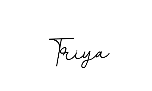 Make a beautiful signature design for name Triya. With this signature (BallpointsItalic-DORy9) style, you can create a handwritten signature for free. Triya signature style 11 images and pictures png