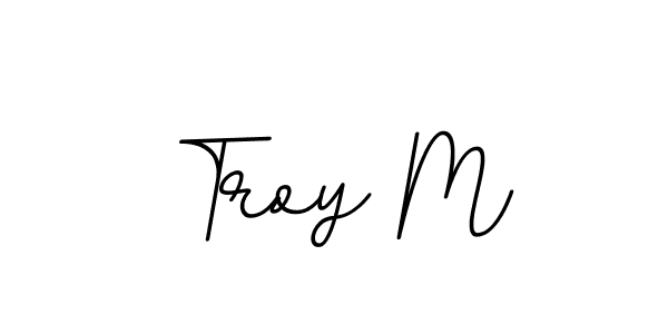 Similarly BallpointsItalic-DORy9 is the best handwritten signature design. Signature creator online .You can use it as an online autograph creator for name Troy M. Troy M signature style 11 images and pictures png