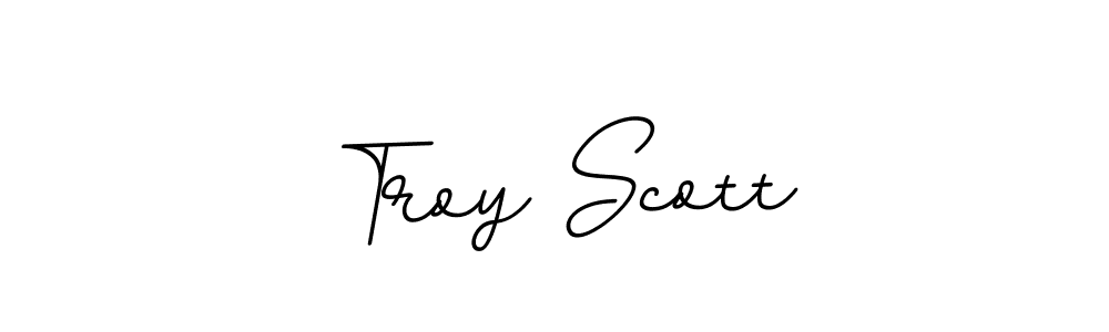 Troy Scott stylish signature style. Best Handwritten Sign (BallpointsItalic-DORy9) for my name. Handwritten Signature Collection Ideas for my name Troy Scott. Troy Scott signature style 11 images and pictures png
