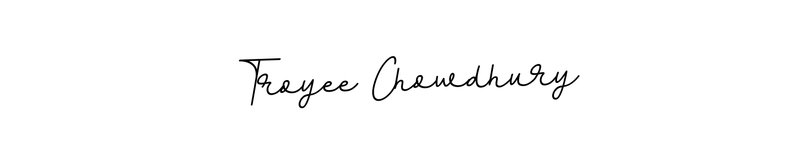 Use a signature maker to create a handwritten signature online. With this signature software, you can design (BallpointsItalic-DORy9) your own signature for name Troyee Chowdhury. Troyee Chowdhury signature style 11 images and pictures png