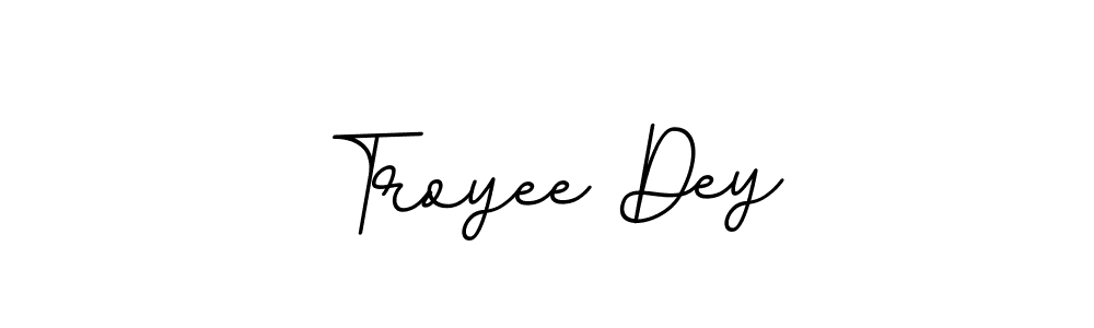 How to make Troyee Dey signature? BallpointsItalic-DORy9 is a professional autograph style. Create handwritten signature for Troyee Dey name. Troyee Dey signature style 11 images and pictures png