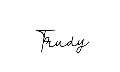 Trudy stylish signature style. Best Handwritten Sign (BallpointsItalic-DORy9) for my name. Handwritten Signature Collection Ideas for my name Trudy. Trudy signature style 11 images and pictures png