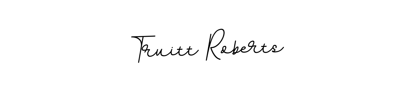 Create a beautiful signature design for name Truitt Roberts. With this signature (BallpointsItalic-DORy9) fonts, you can make a handwritten signature for free. Truitt Roberts signature style 11 images and pictures png