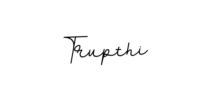 if you are searching for the best signature style for your name Trupthi. so please give up your signature search. here we have designed multiple signature styles  using BallpointsItalic-DORy9. Trupthi signature style 11 images and pictures png