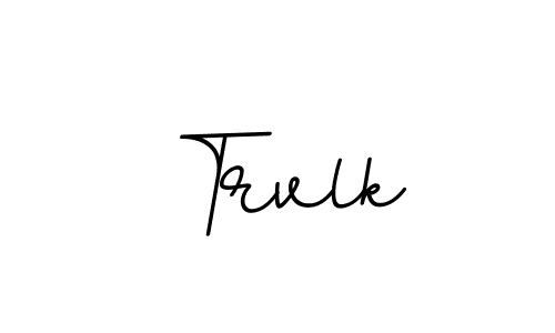 Design your own signature with our free online signature maker. With this signature software, you can create a handwritten (BallpointsItalic-DORy9) signature for name Trvlk. Trvlk signature style 11 images and pictures png