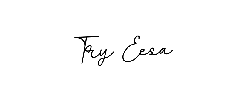 Similarly BallpointsItalic-DORy9 is the best handwritten signature design. Signature creator online .You can use it as an online autograph creator for name Try Eesa. Try Eesa signature style 11 images and pictures png