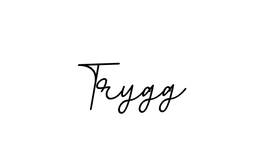 Make a beautiful signature design for name Trygg. With this signature (BallpointsItalic-DORy9) style, you can create a handwritten signature for free. Trygg signature style 11 images and pictures png