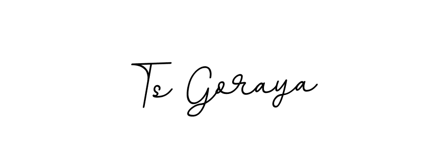 if you are searching for the best signature style for your name Ts Goraya. so please give up your signature search. here we have designed multiple signature styles  using BallpointsItalic-DORy9. Ts Goraya signature style 11 images and pictures png