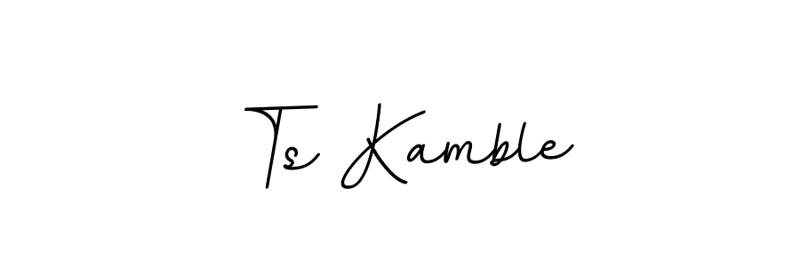 Design your own signature with our free online signature maker. With this signature software, you can create a handwritten (BallpointsItalic-DORy9) signature for name Ts Kamble. Ts Kamble signature style 11 images and pictures png