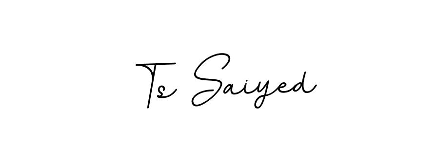 You should practise on your own different ways (BallpointsItalic-DORy9) to write your name (Ts Saiyed) in signature. don't let someone else do it for you. Ts Saiyed signature style 11 images and pictures png