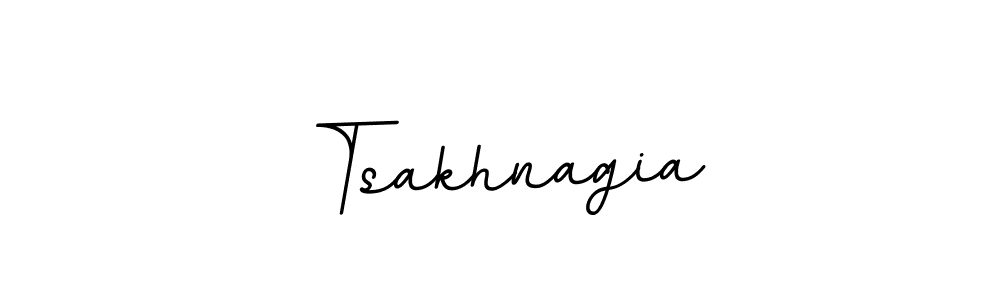 Use a signature maker to create a handwritten signature online. With this signature software, you can design (BallpointsItalic-DORy9) your own signature for name Tsakhnagia. Tsakhnagia signature style 11 images and pictures png