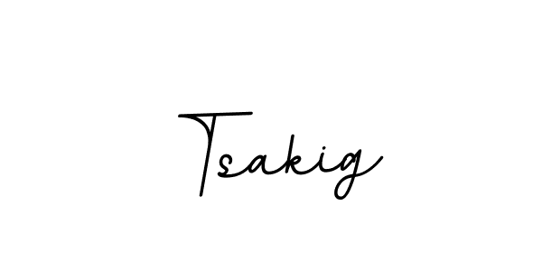 It looks lik you need a new signature style for name Tsakig. Design unique handwritten (BallpointsItalic-DORy9) signature with our free signature maker in just a few clicks. Tsakig signature style 11 images and pictures png