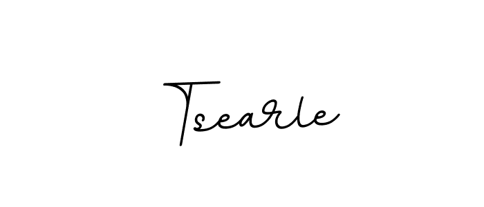 Make a beautiful signature design for name Tsearle. With this signature (BallpointsItalic-DORy9) style, you can create a handwritten signature for free. Tsearle signature style 11 images and pictures png