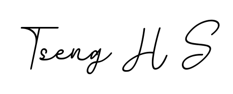 A timeless handwritten aesthetic for Tseng H S. The BallpointsItalic-DORy9 font gives your signature a handcrafted feel with natural curves. Tseng H S signature style 11 images and pictures png