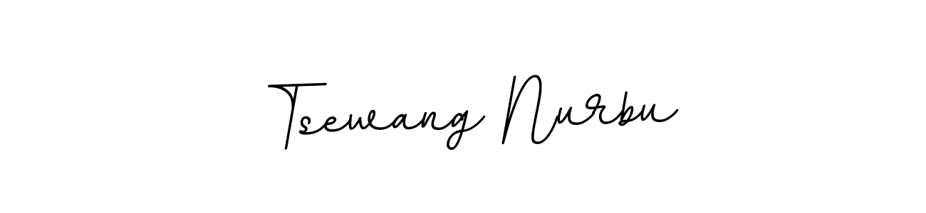 Create a beautiful signature design for name Tsewang Nurbu. With this signature (BallpointsItalic-DORy9) fonts, you can make a handwritten signature for free. Tsewang Nurbu signature style 11 images and pictures png