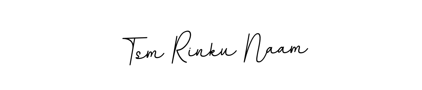 Tsm Rinku Naam stylish signature style. Best Handwritten Sign (BallpointsItalic-DORy9) for my name. Handwritten Signature Collection Ideas for my name Tsm Rinku Naam. Tsm Rinku Naam signature style 11 images and pictures png