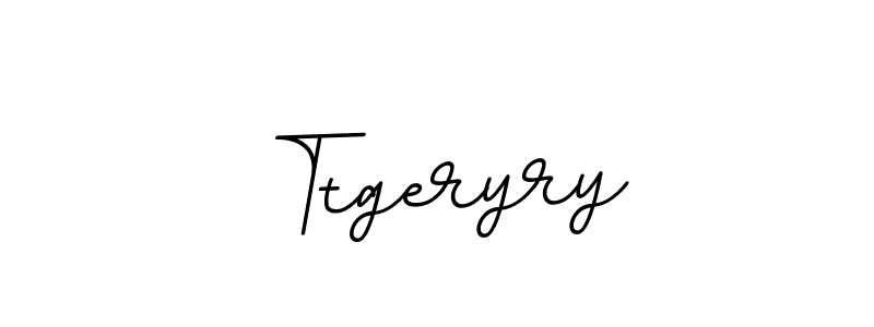 How to make Ttgeryry name signature. Use BallpointsItalic-DORy9 style for creating short signs online. This is the latest handwritten sign. Ttgeryry signature style 11 images and pictures png