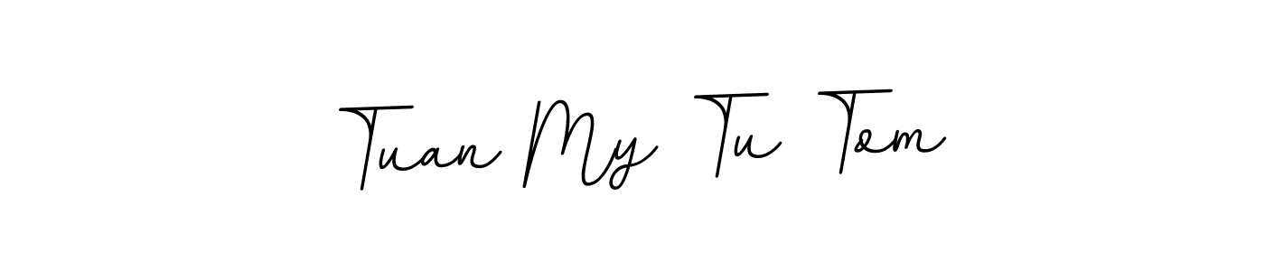 Make a beautiful signature design for name Tuan My Tu Tom. With this signature (BallpointsItalic-DORy9) style, you can create a handwritten signature for free. Tuan My Tu Tom signature style 11 images and pictures png