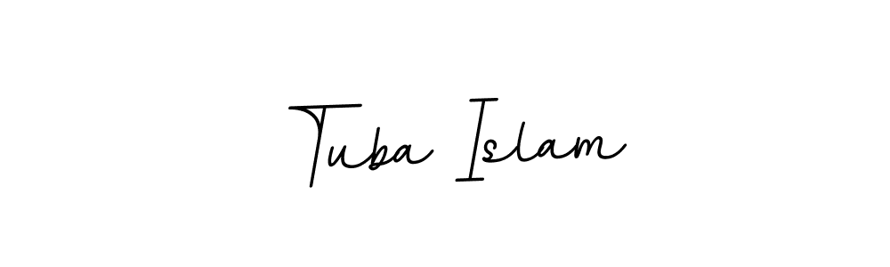 if you are searching for the best signature style for your name Tuba Islam. so please give up your signature search. here we have designed multiple signature styles  using BallpointsItalic-DORy9. Tuba Islam signature style 11 images and pictures png