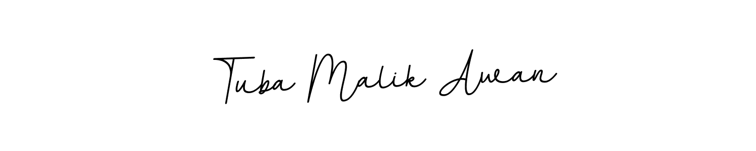 if you are searching for the best signature style for your name Tuba Malik Awan. so please give up your signature search. here we have designed multiple signature styles  using BallpointsItalic-DORy9. Tuba Malik Awan signature style 11 images and pictures png