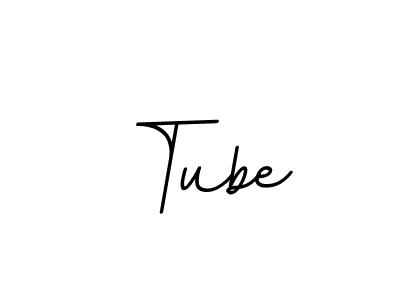 Design your own signature with our free online signature maker. With this signature software, you can create a handwritten (BallpointsItalic-DORy9) signature for name Tube. Tube signature style 11 images and pictures png