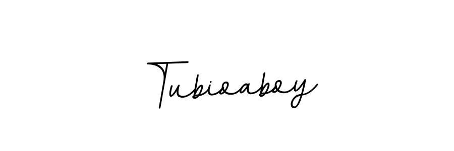 Create a beautiful signature design for name Tubioaboy. With this signature (BallpointsItalic-DORy9) fonts, you can make a handwritten signature for free. Tubioaboy signature style 11 images and pictures png
