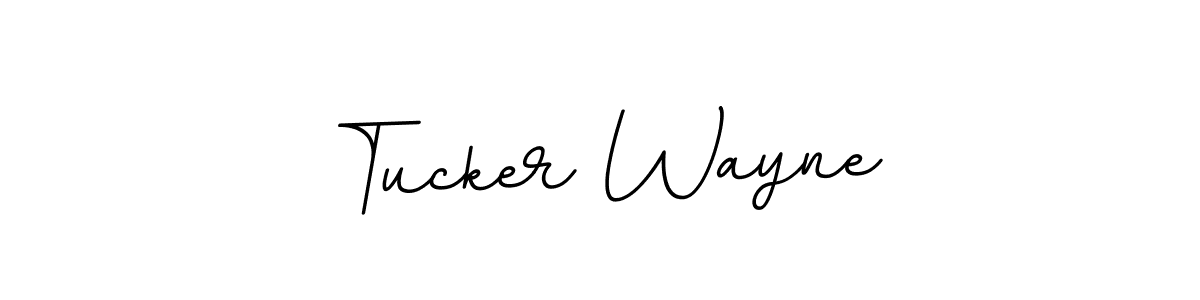 Make a beautiful signature design for name Tucker Wayne. With this signature (BallpointsItalic-DORy9) style, you can create a handwritten signature for free. Tucker Wayne signature style 11 images and pictures png