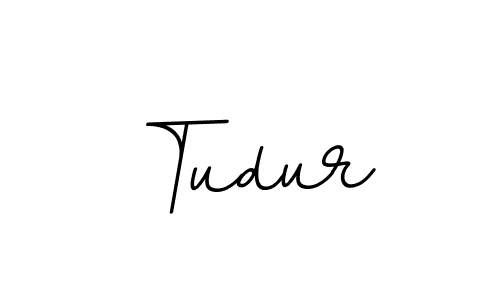 Make a beautiful signature design for name Tudur. With this signature (BallpointsItalic-DORy9) style, you can create a handwritten signature for free. Tudur signature style 11 images and pictures png