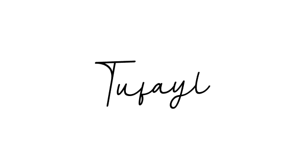 Use a signature maker to create a handwritten signature online. With this signature software, you can design (BallpointsItalic-DORy9) your own signature for name Tufayl. Tufayl signature style 11 images and pictures png