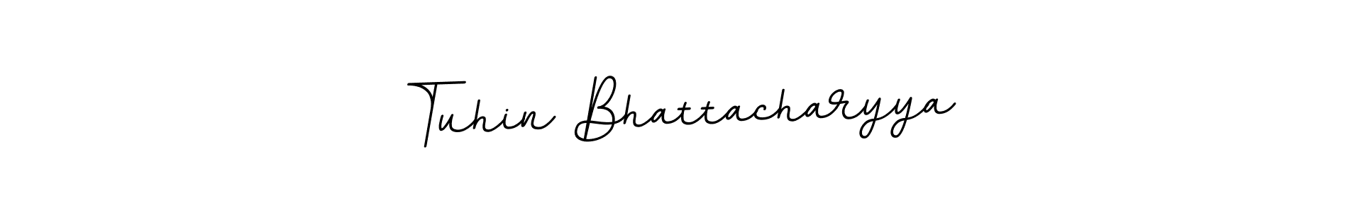 Design your own signature with our free online signature maker. With this signature software, you can create a handwritten (BallpointsItalic-DORy9) signature for name Tuhin Bhattacharyya. Tuhin Bhattacharyya signature style 11 images and pictures png