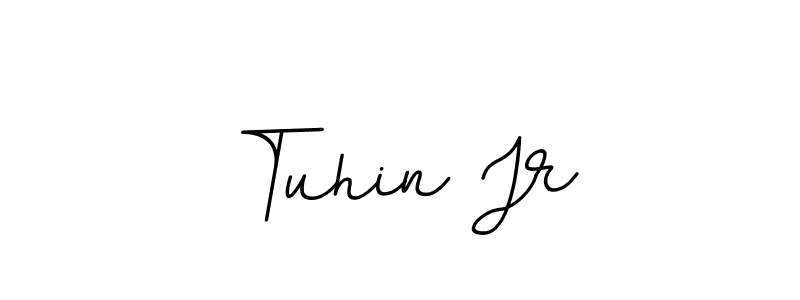 How to make Tuhin Jr signature? BallpointsItalic-DORy9 is a professional autograph style. Create handwritten signature for Tuhin Jr name. Tuhin Jr signature style 11 images and pictures png