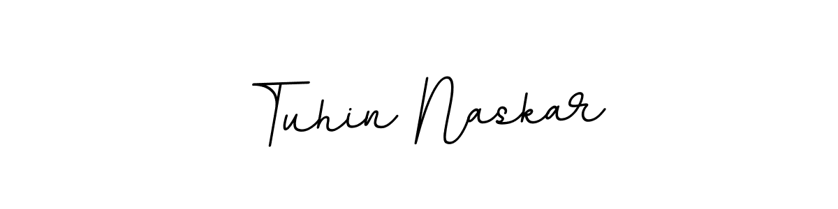 Design your own signature with our free online signature maker. With this signature software, you can create a handwritten (BallpointsItalic-DORy9) signature for name Tuhin Naskar. Tuhin Naskar signature style 11 images and pictures png