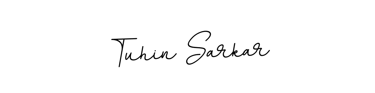 This is the best signature style for the Tuhin Sarkar name. Also you like these signature font (BallpointsItalic-DORy9). Mix name signature. Tuhin Sarkar signature style 11 images and pictures png