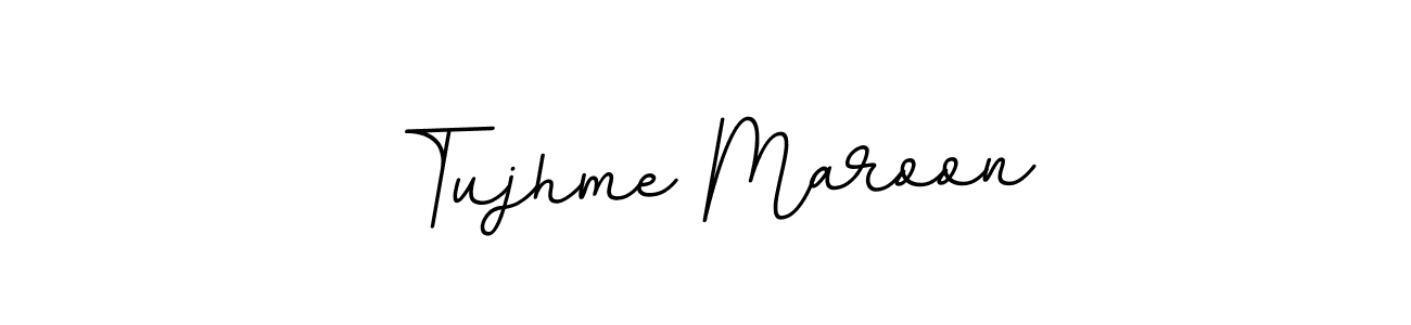 This is the best signature style for the Tujhme Maroon name. Also you like these signature font (BallpointsItalic-DORy9). Mix name signature. Tujhme Maroon signature style 11 images and pictures png