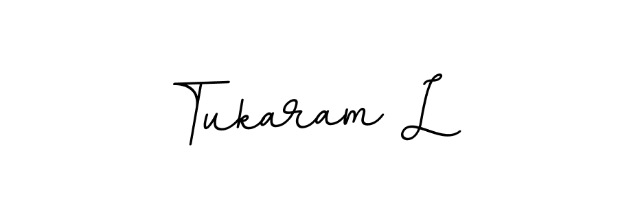 Make a beautiful signature design for name Tukaram L. With this signature (BallpointsItalic-DORy9) style, you can create a handwritten signature for free. Tukaram L signature style 11 images and pictures png