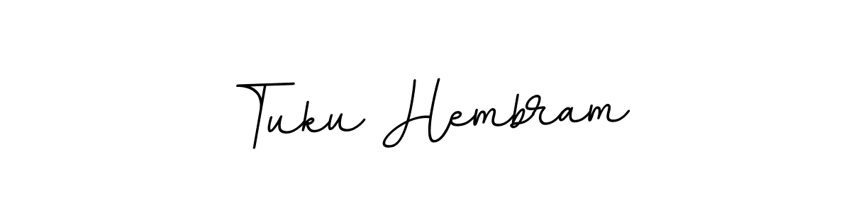 Design your own signature with our free online signature maker. With this signature software, you can create a handwritten (BallpointsItalic-DORy9) signature for name Tuku Hembram. Tuku Hembram signature style 11 images and pictures png